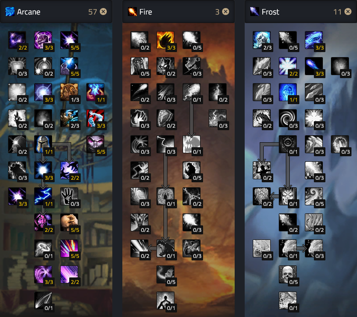 Arcane Mage DPS PVE Build Talents.png